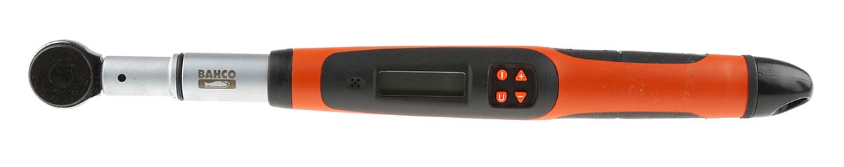 Bahco Digital Torque Wrench, 3 To 30 Nm, 1/4 in Drive, Square Drive, 405mm Overall