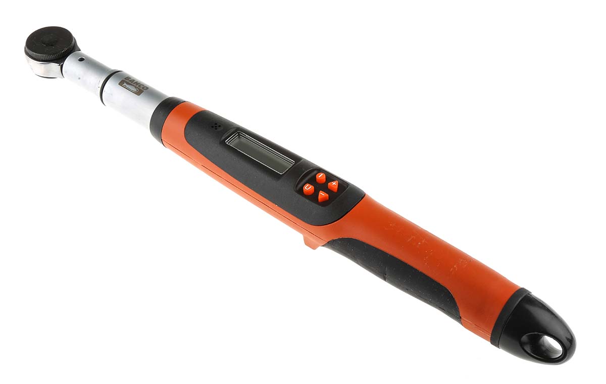 izo-d-30 Bahco Digital Torque Wrench, 3 To 30 Nm, 1/4 in Drive, Square Drive, 405mm Overall