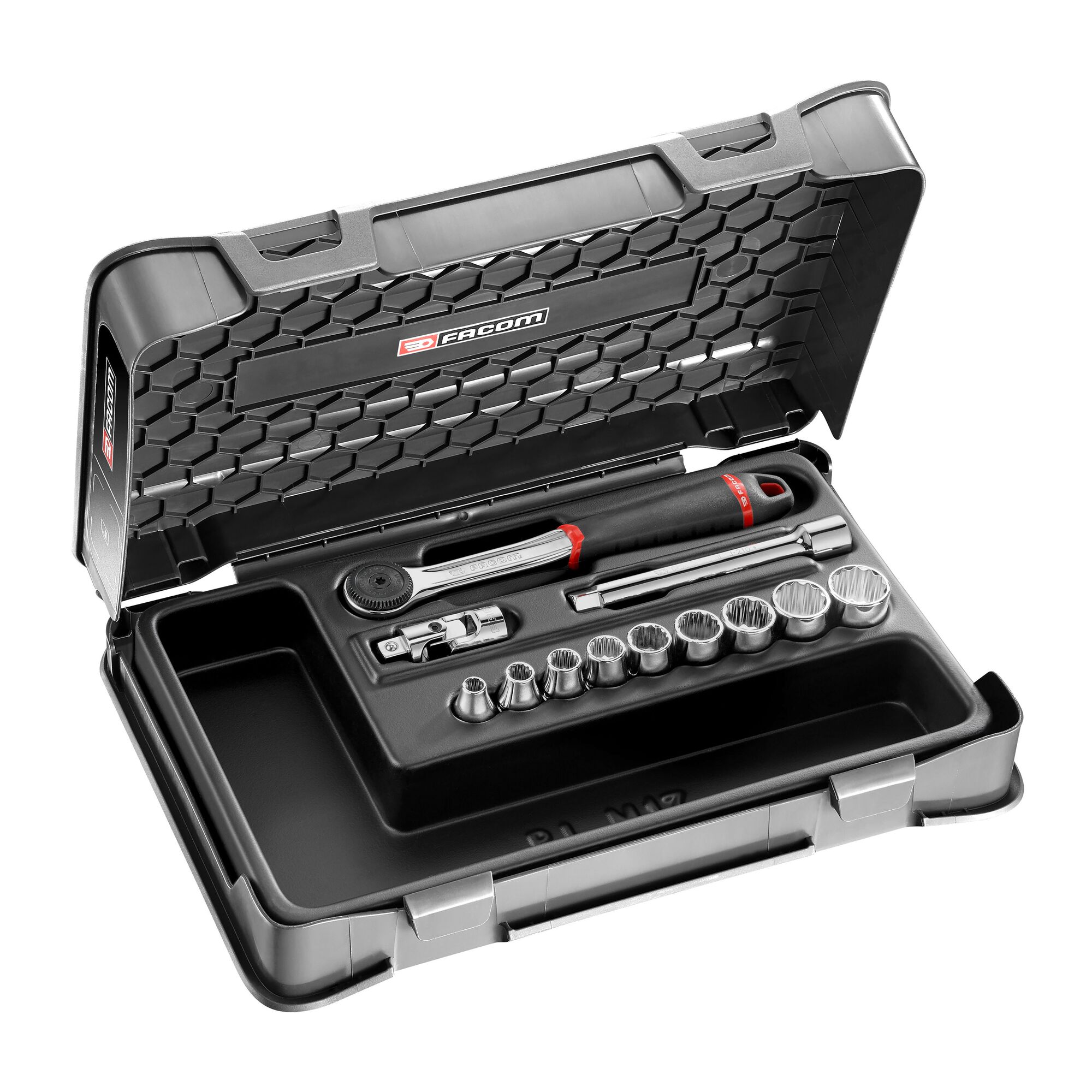 Facom 12-Piece 3/8 in 12 Point Bit Socket Set