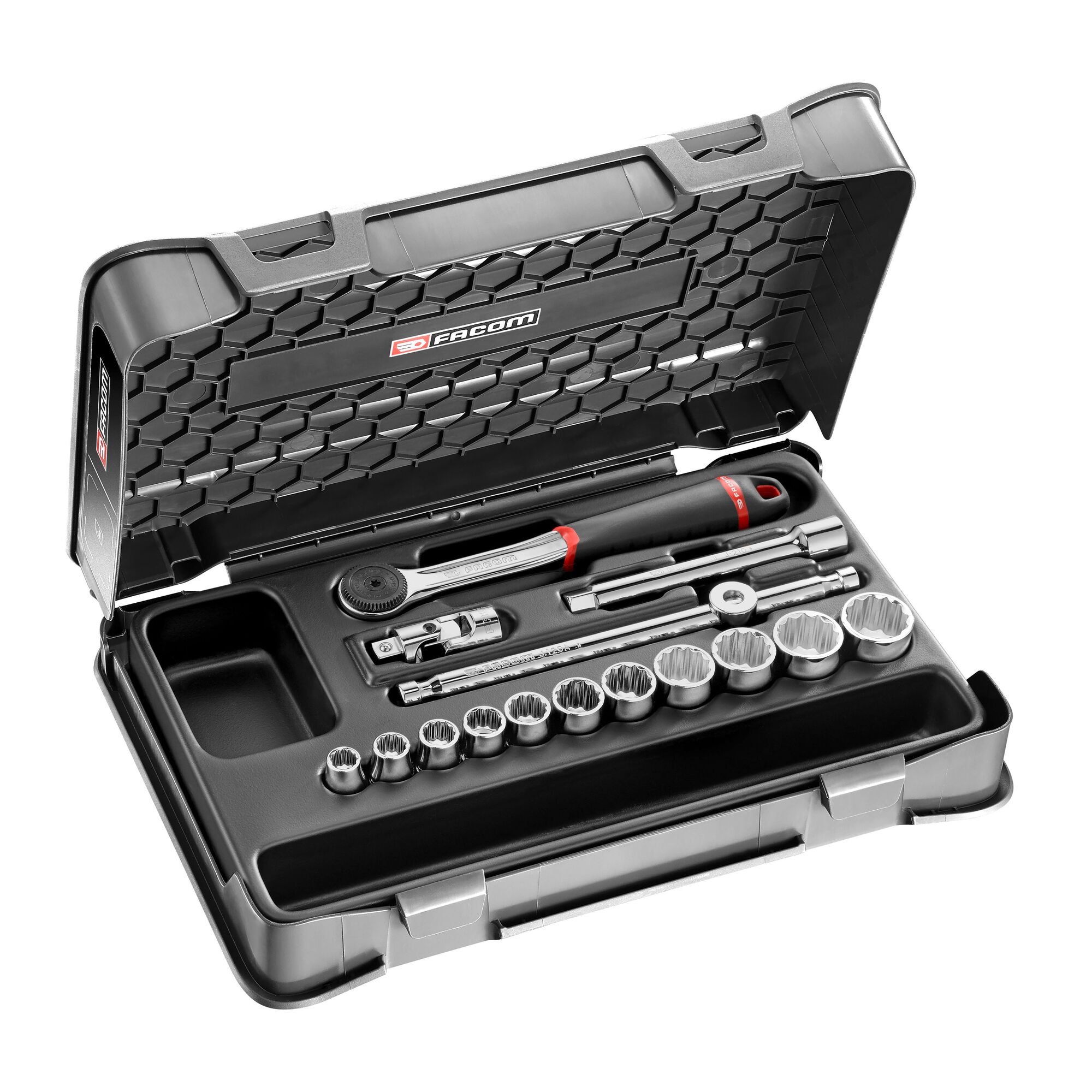 Facom 12-Piece 3/8 in 12 Point Socket Set