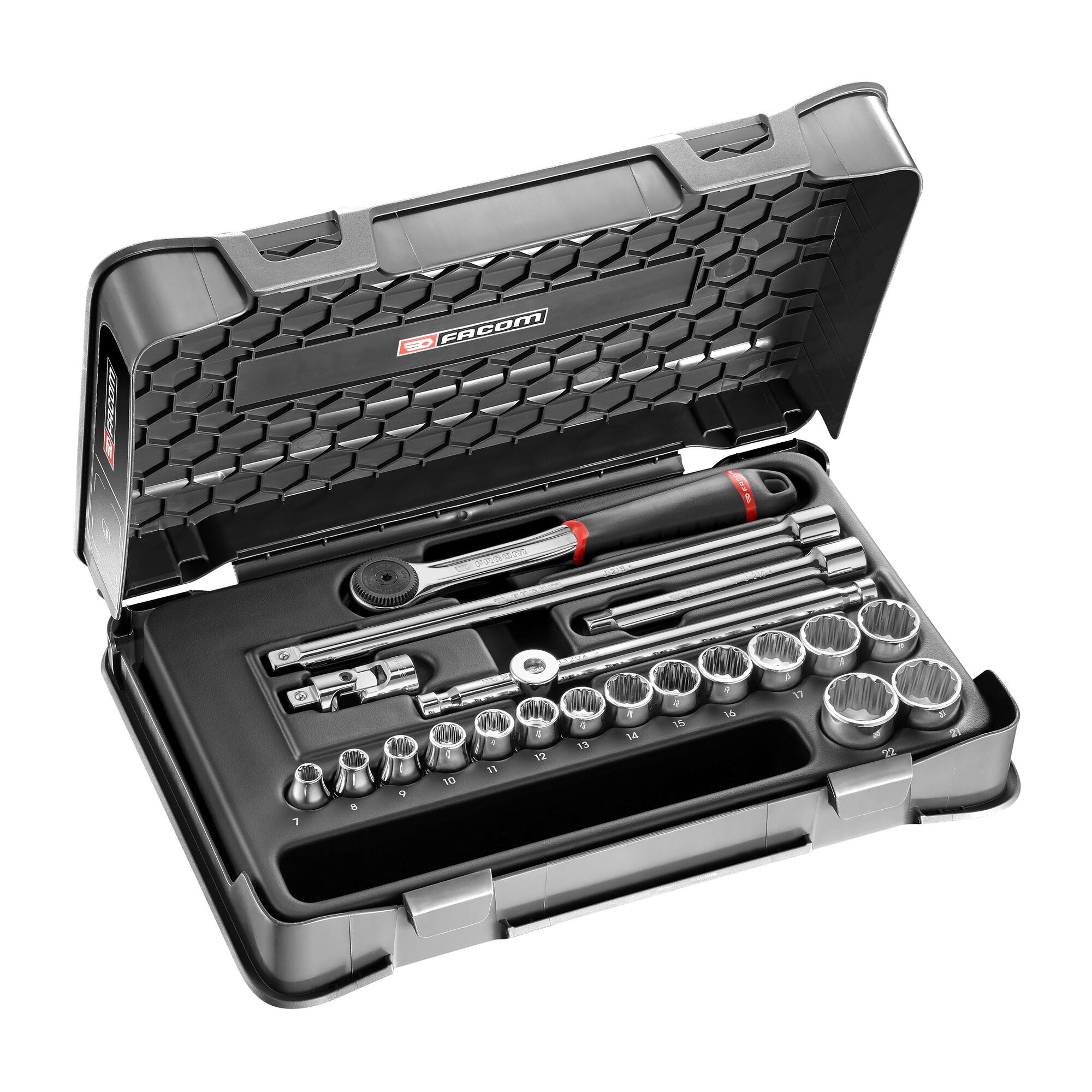 Facom 20-Piece 3/8 in 12 Point Socket Set