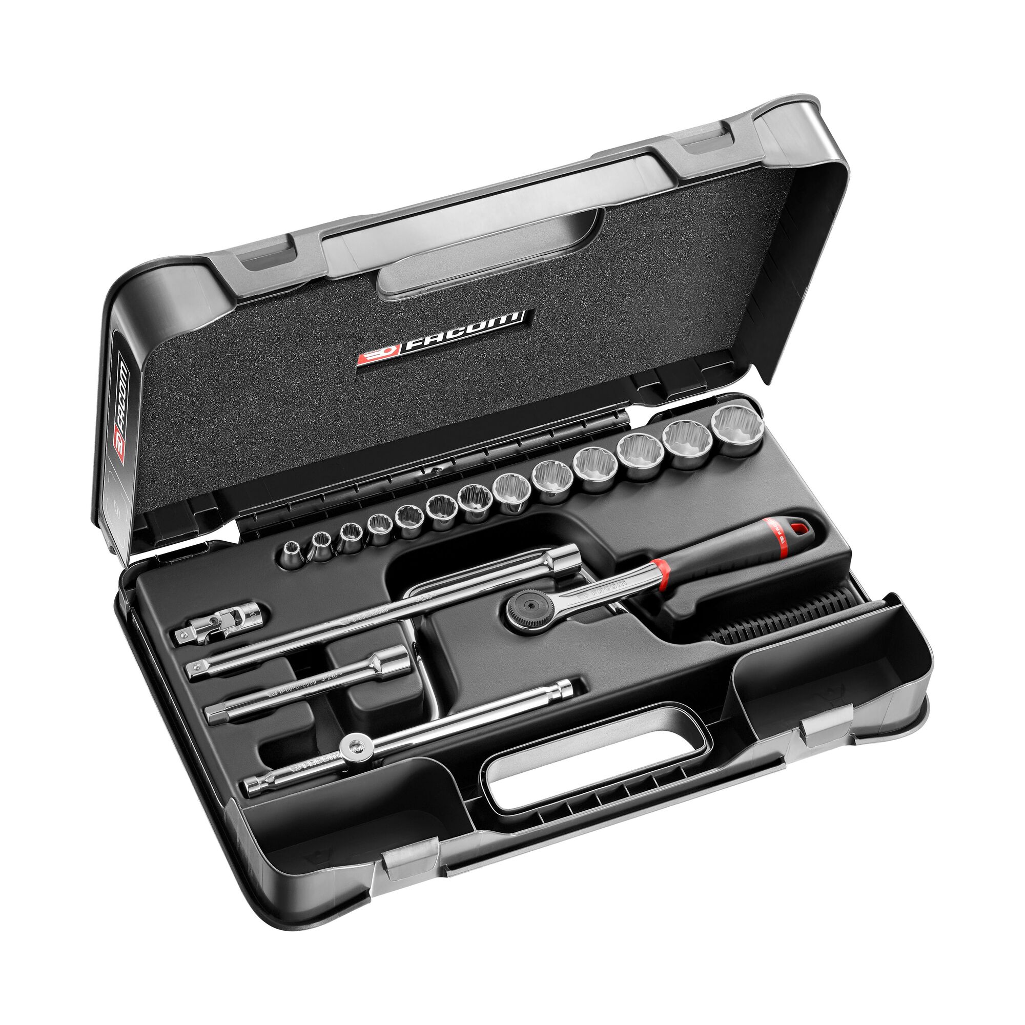 Facom 19-Piece 3/8 in 12 Point Socket Set