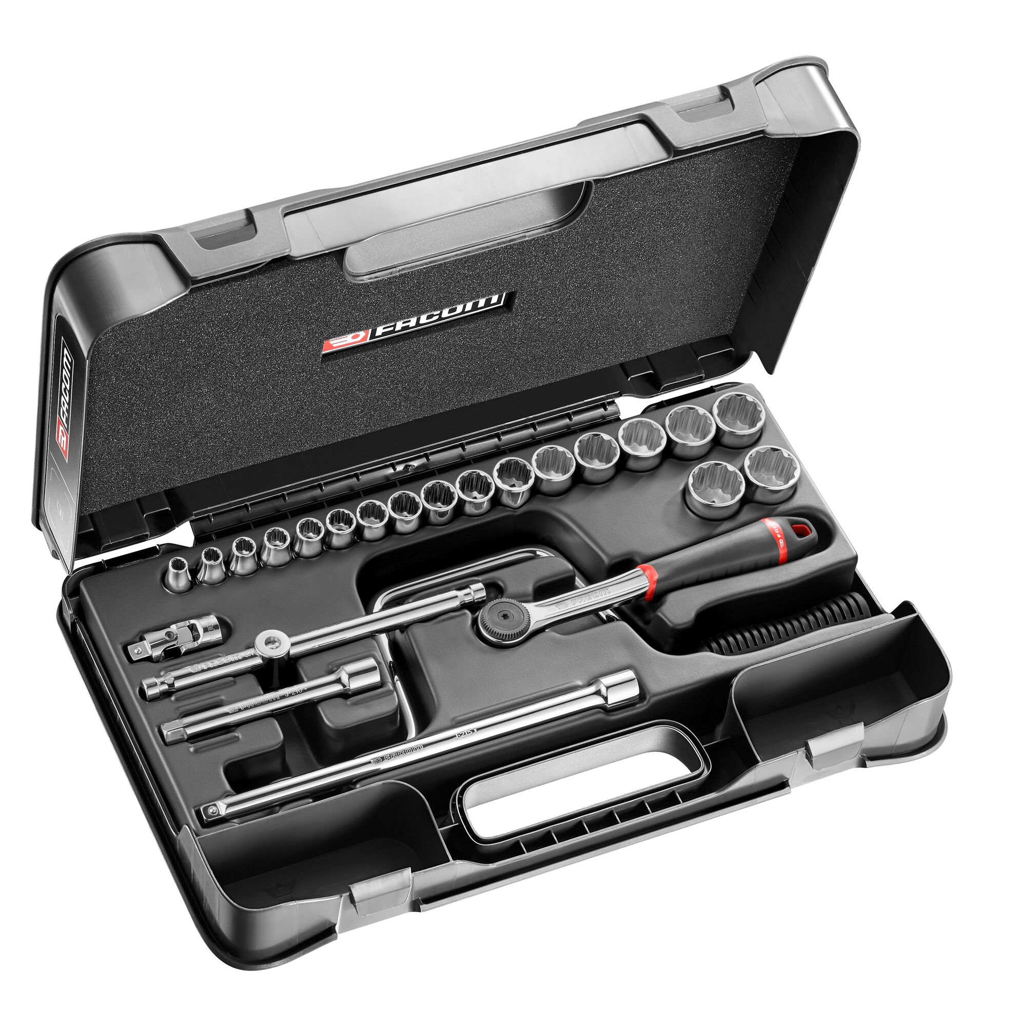 Facom 24-Piece 3/8 in Metric Socket Set