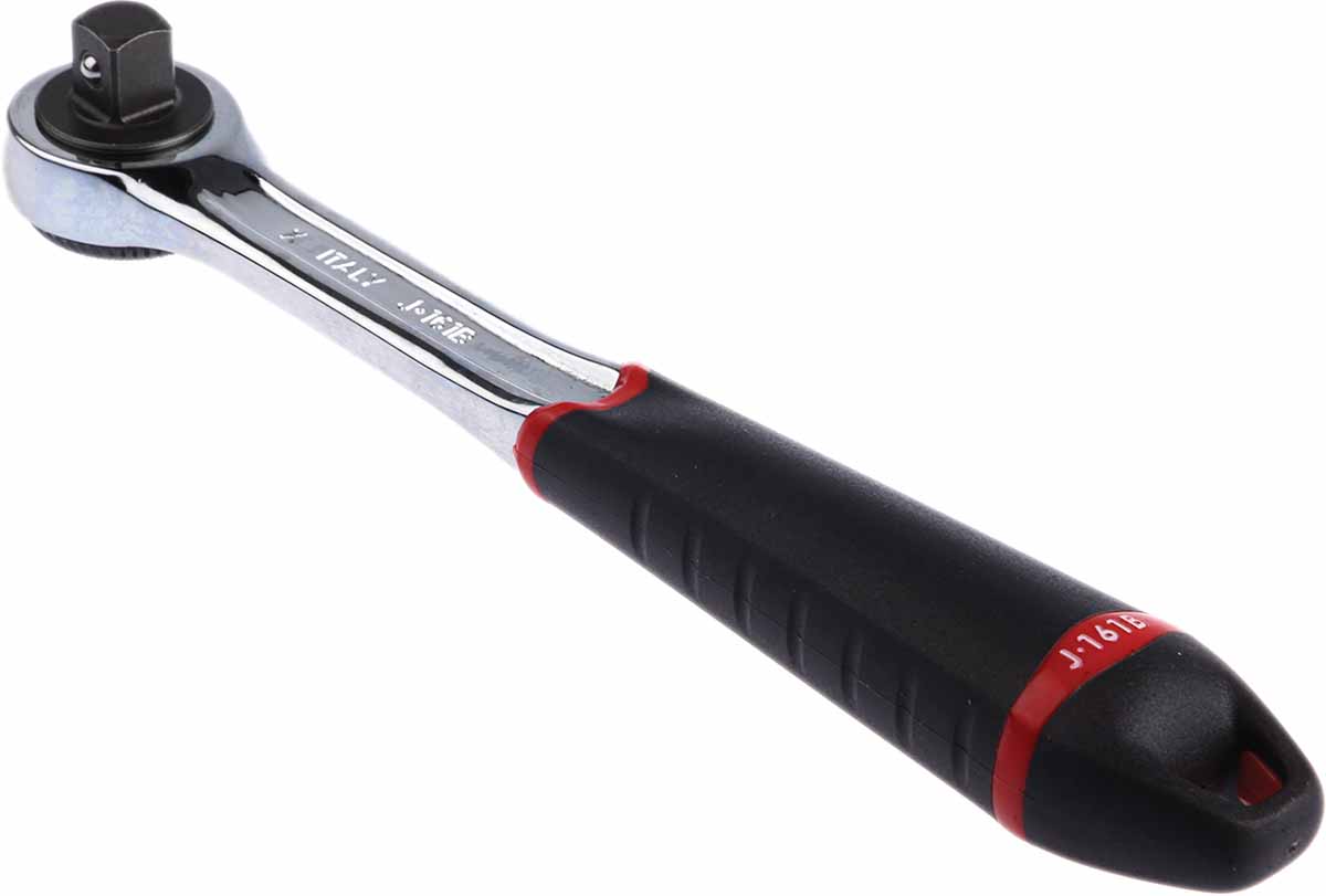 j161b Facom J.161B 3/8 in Ratchet with Bi-Material Elastomer Handle, 201mm Overall