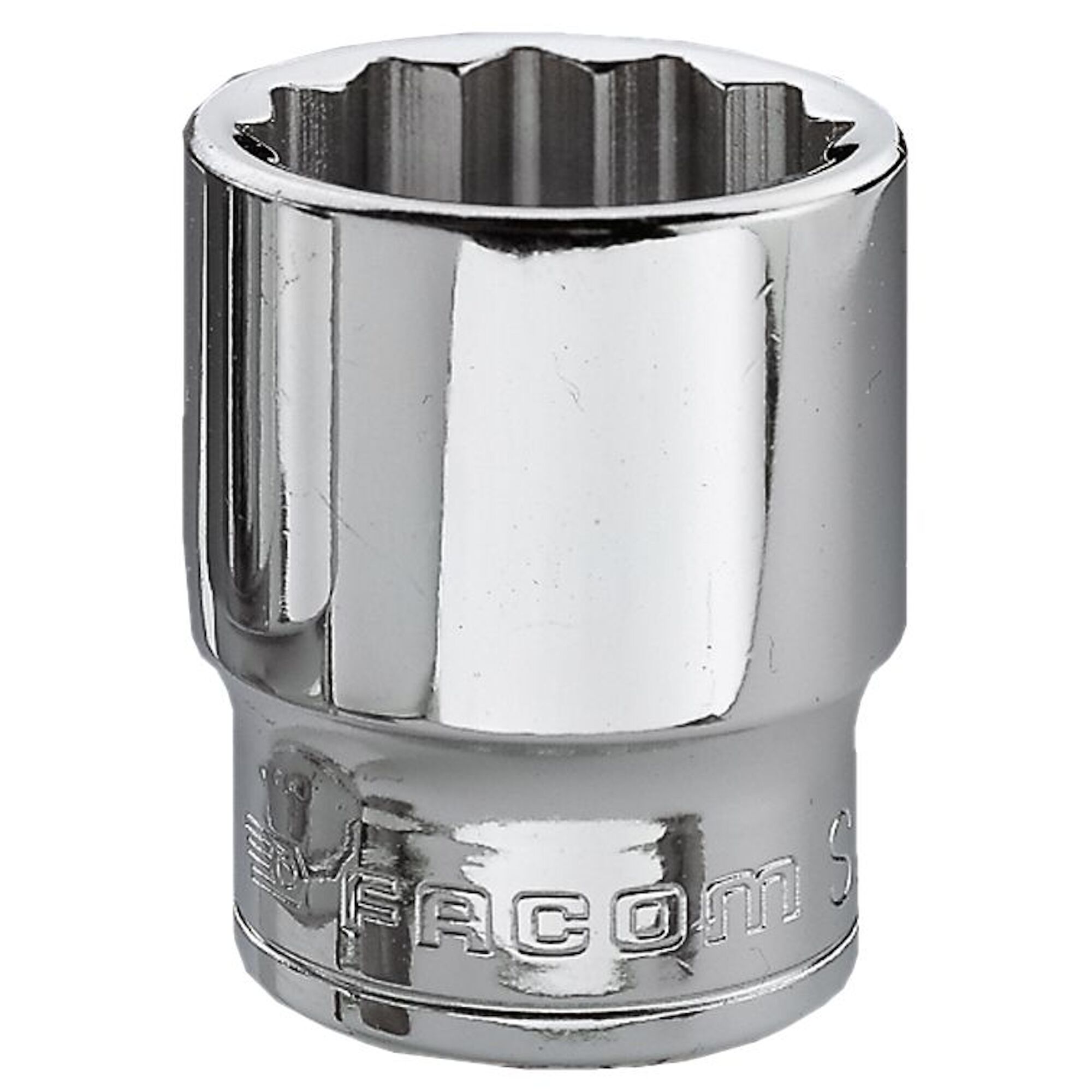 Facom 3/8 in Drive 1 in 12 Point Square, 16.5mm Overall Length