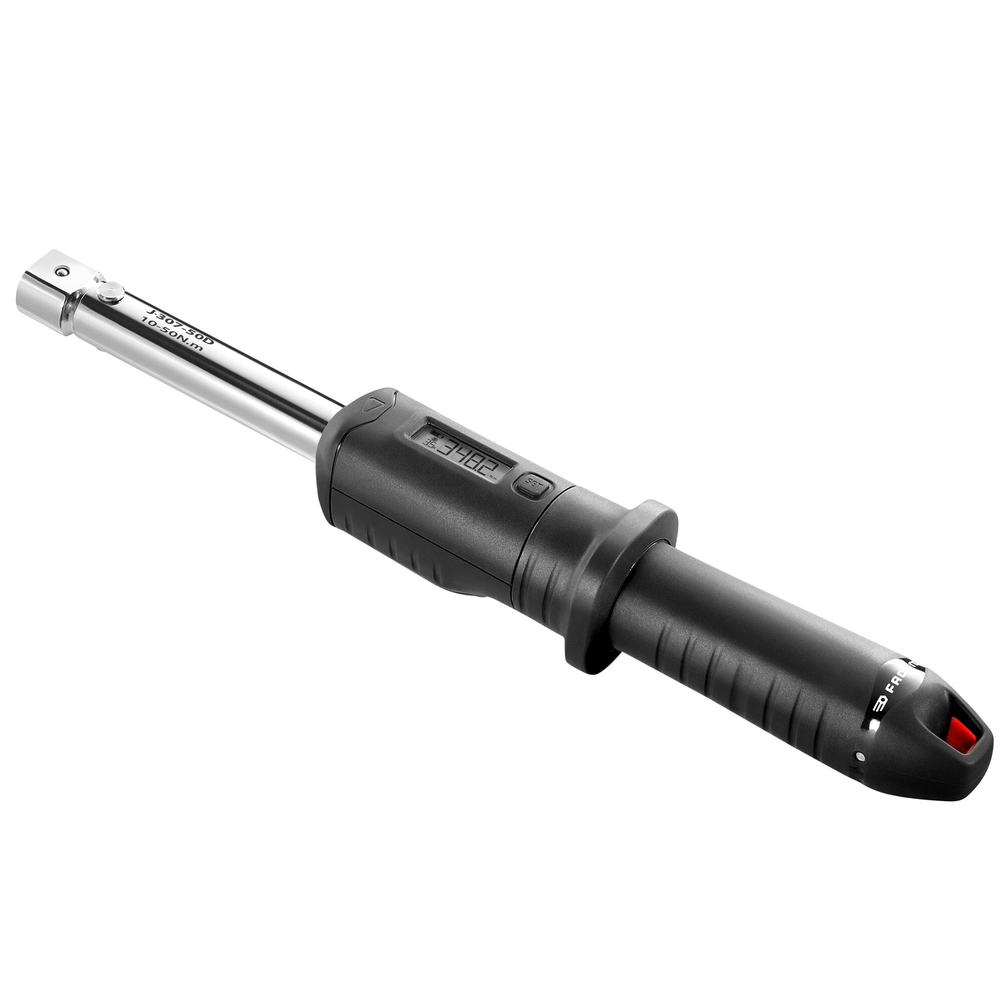 Facom J.307-50D Torque Wrench, 10 to 50 Nm, 3/8 in Drive, Square Drive