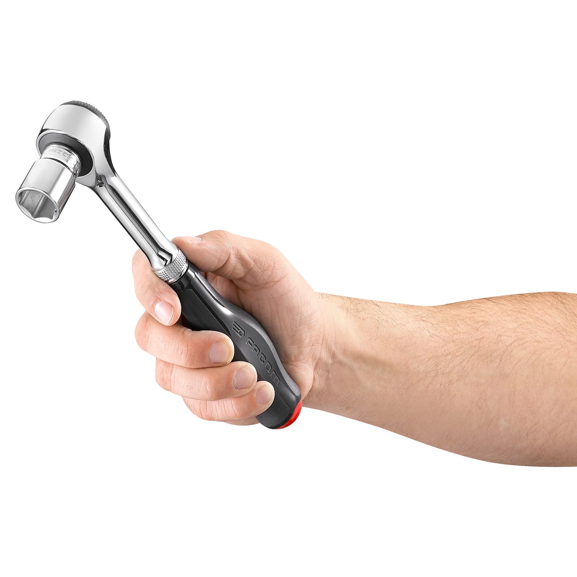 j360 Facom J.360 3/8 in Ratchet with Bi-Material Elastomer Handle, 233mm Overall