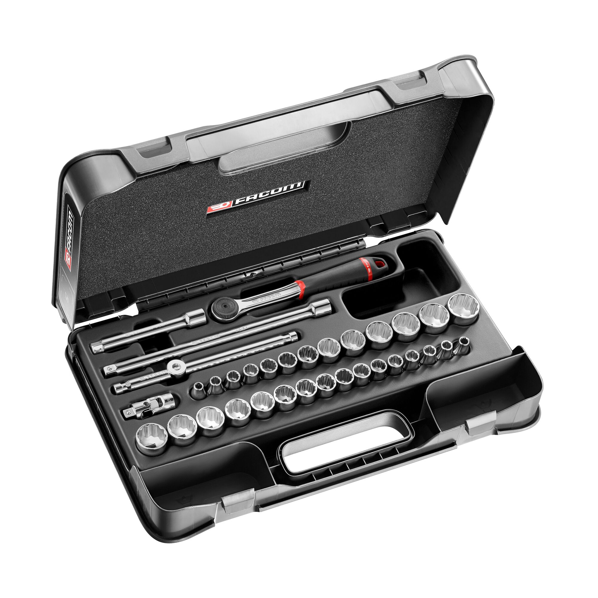 Facom 34-Piece 3/8 in 12 Point Socket Set