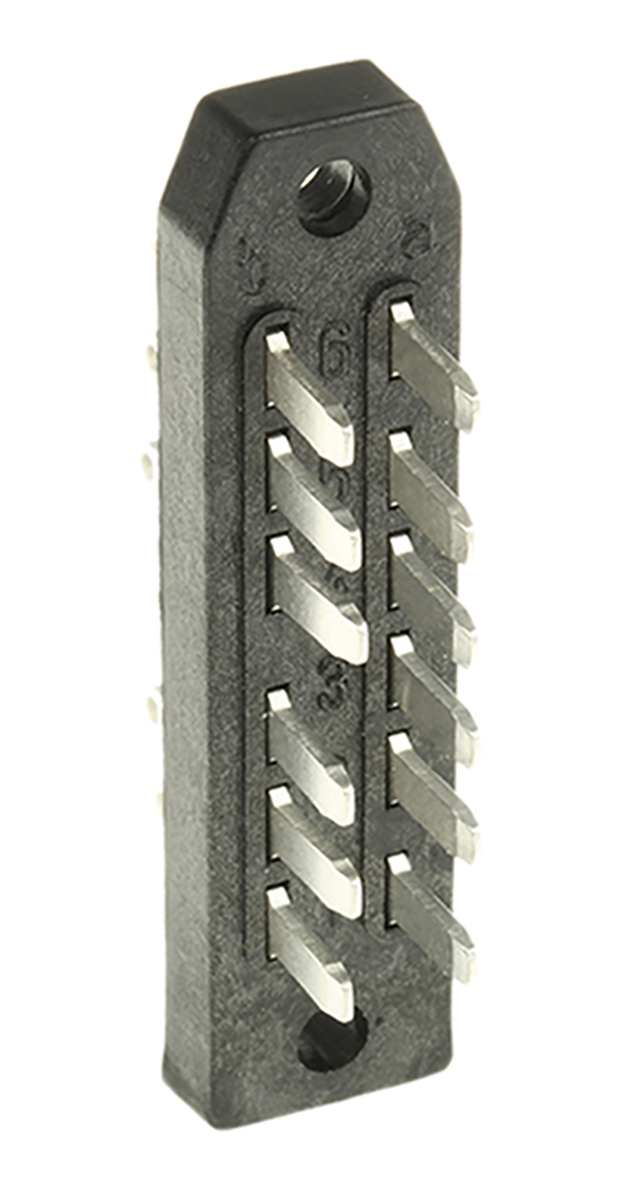 j00045a0912 Telegartner J00045A0912, DIN 41612 Connector, 12-Way, 2 Row, J000 Straight Male