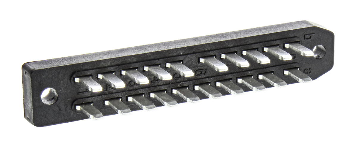 Telegartner J00045A0916, DIN 41612 Connector, 20-Way, 2 Row, J000 Straight Male