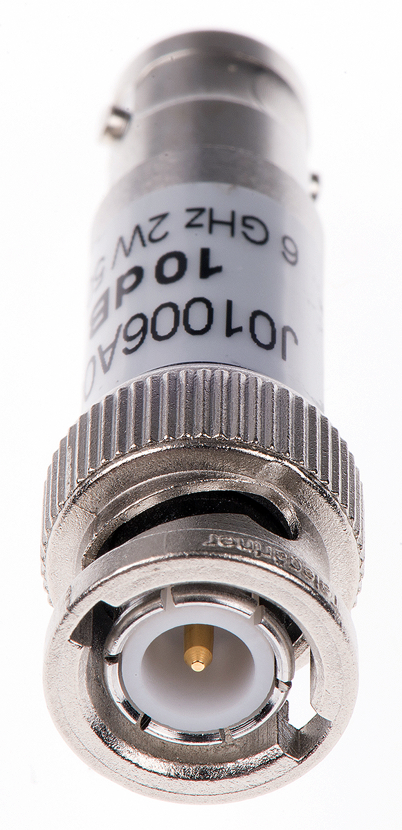 j01006a0024 Telegartner J01006A0024 RF AttenuatorStraight 10 dBMaleFemale