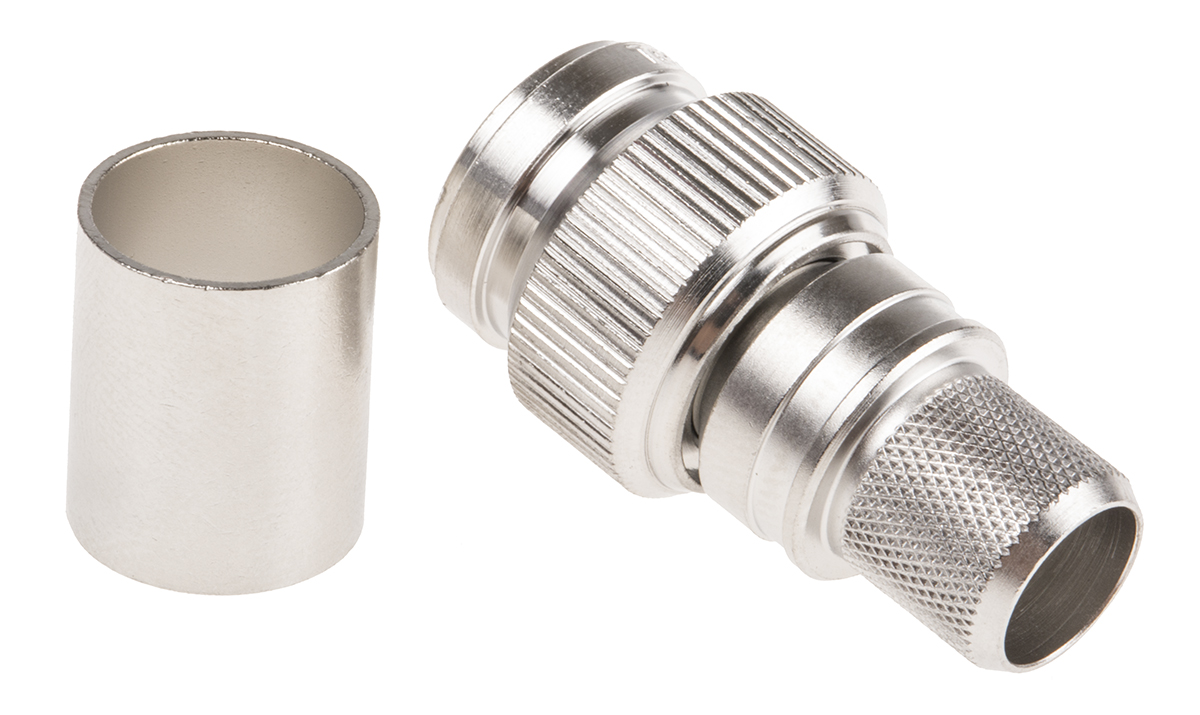 Telegartner TNC Series Cable Male TNC, 50 Ω, Straight Body Crimp