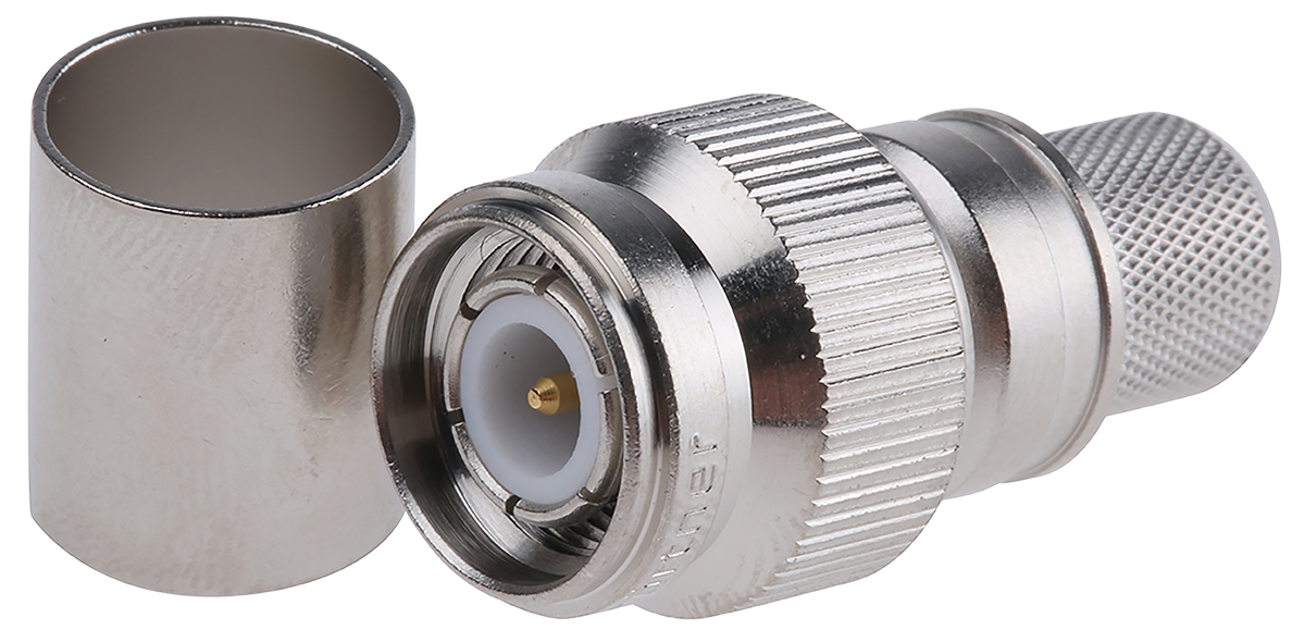 Telegartner TNC Series Cable Male TNC, 50 Ω, Straight Body Crimp