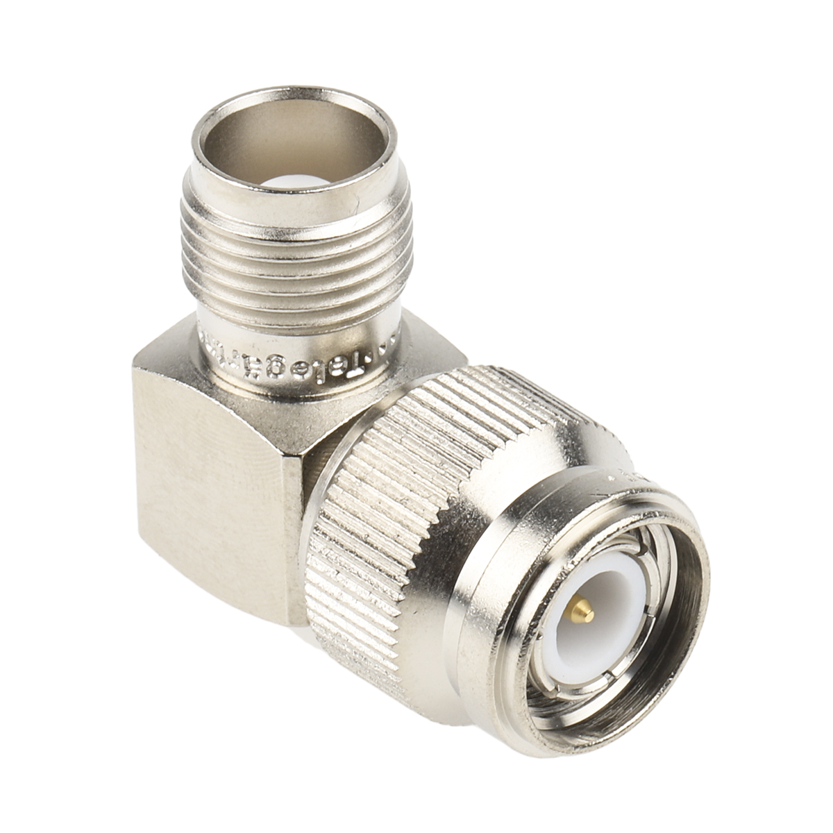 Telegartner Right Angle 50 Ω RF Adapter 11GHz Male Female