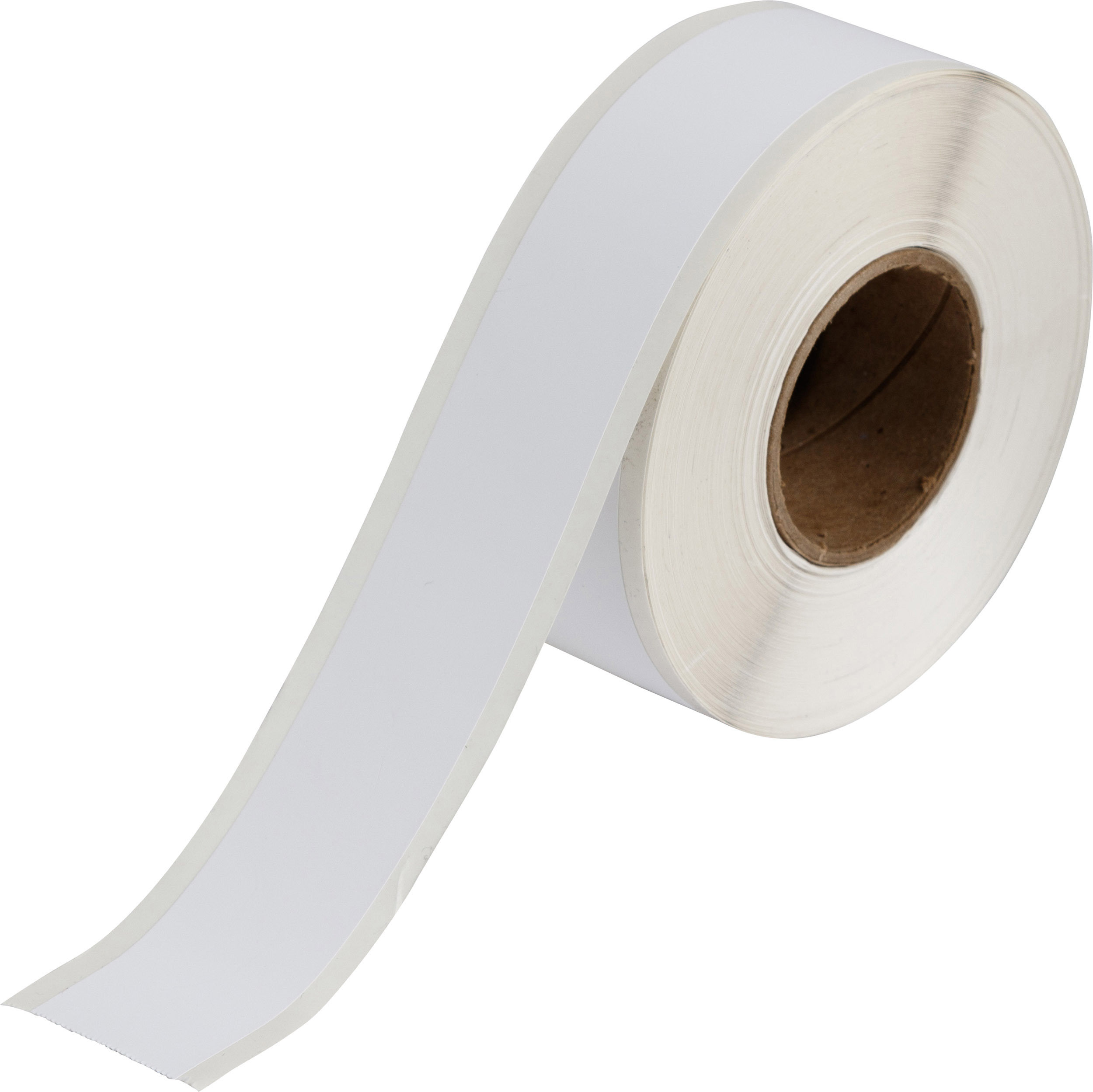 Brady on White Label Roll, 30.48 m Length, 28.58 mm Width, 28.58 mm Label Width