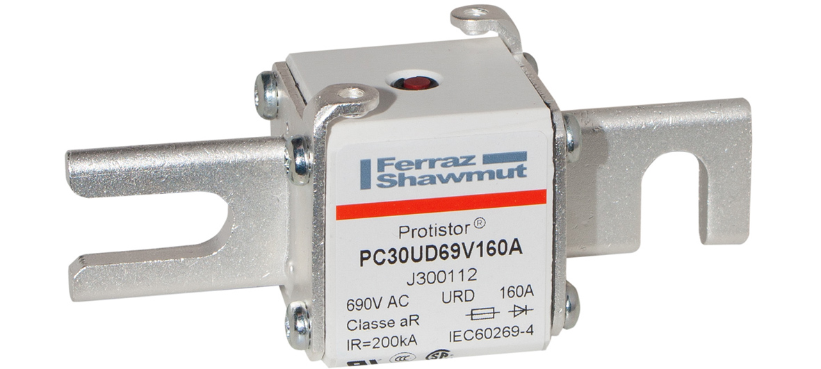 Mersen 160A German Standard Fuse 30 700V, 77 mm