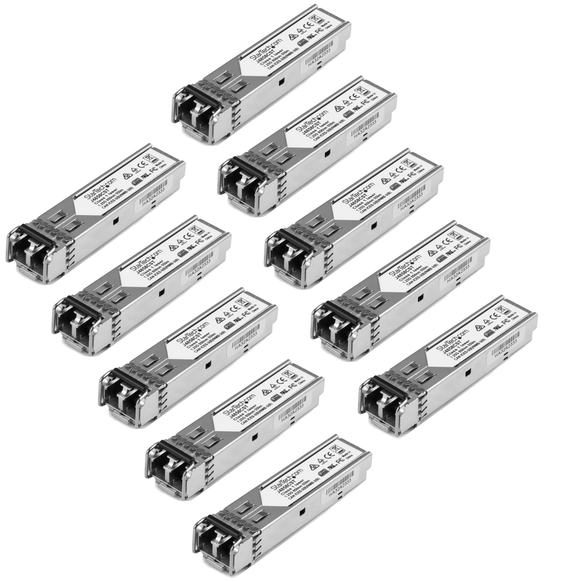 j4858c10pkst StarTech.com LC  Multimode  SFP Transceiver Module, Full Duplex, 1000Mbps
