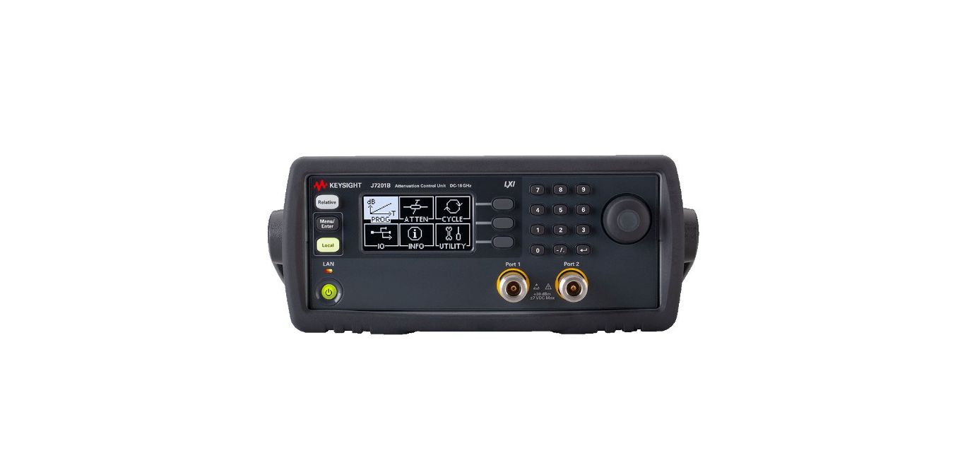Keysight Technologies J7201B RF Attenuation Controller, SMA Connector, 121 dB Max, 18 GHz Max