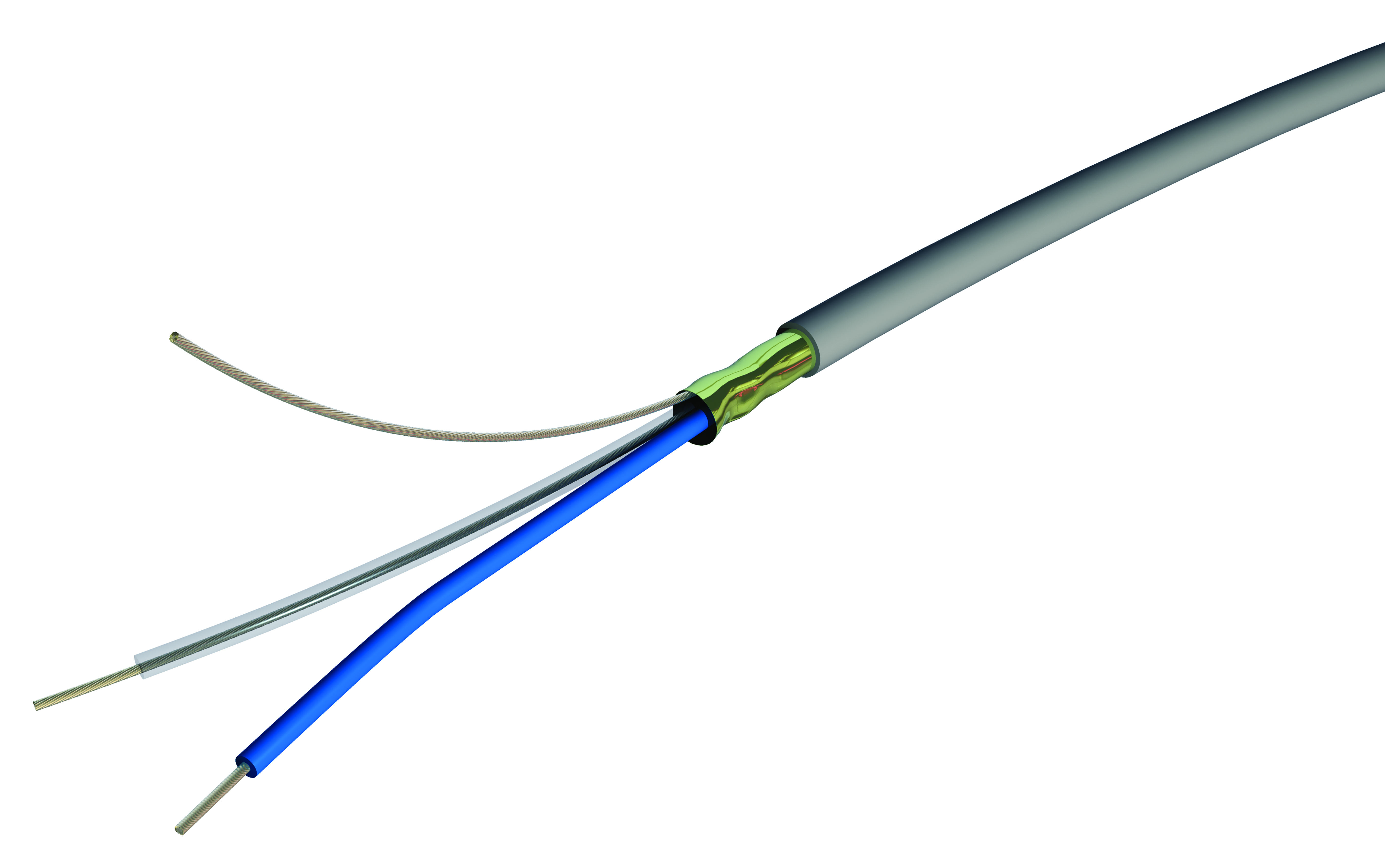 S2Ceb-Groupe Cae JA Series, 0.22 mm² CSA Screened, Grey