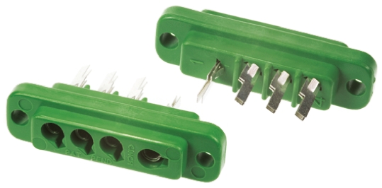 Cinch Automotive Connector Female Green Panel Mount 4 Way Crimp Termination JA778450000E000