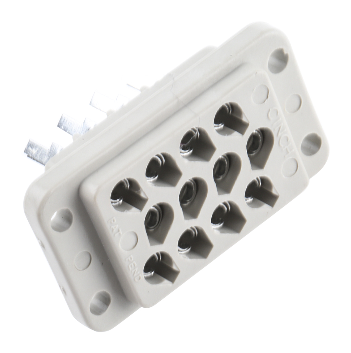 Cinch Automotive Connector Female Green Panel 12 Way Crimp Termination JA778490000E000