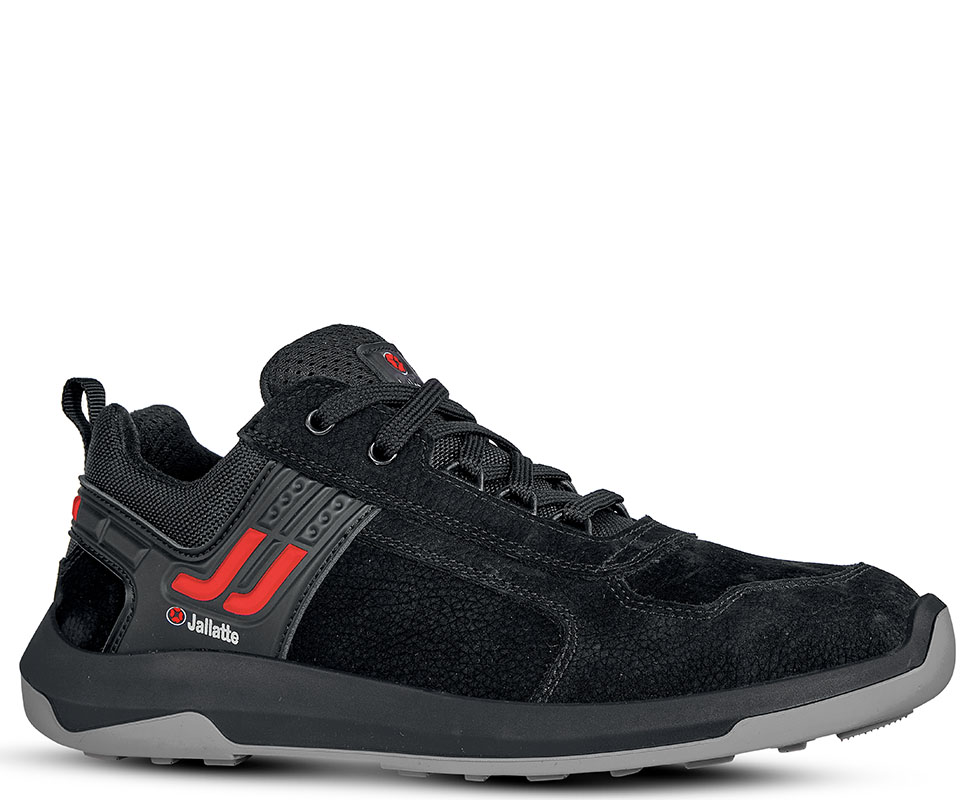 Jallatte JALTEA JX007 Unisex Red, Grey, Black Aluminium Safety Trainer, UK 12, EU 47