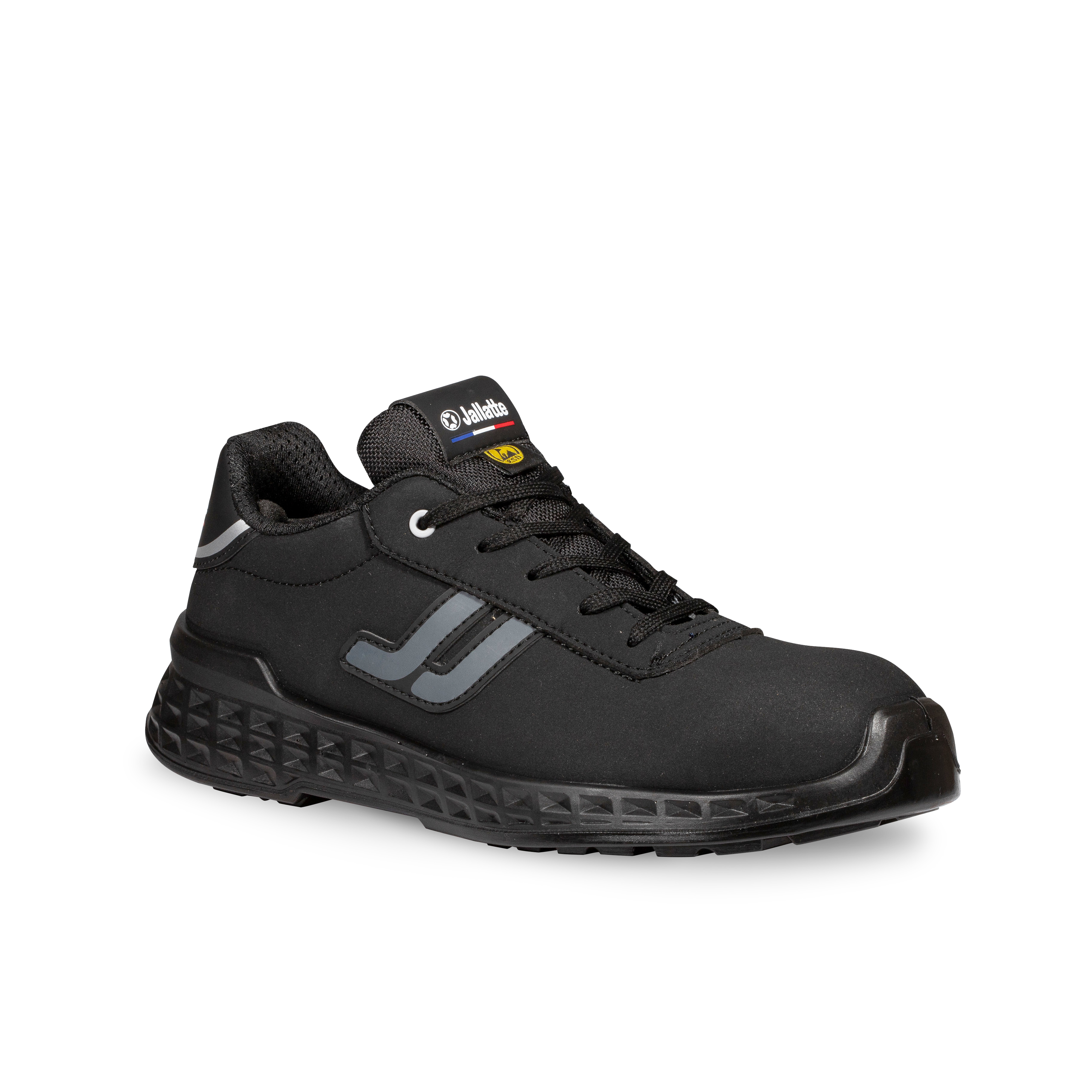 jalwing-jvjv202-48 Jallatte JVJV202 Unisex Black Aluminium Safety Shoes, UK 13, EU 48