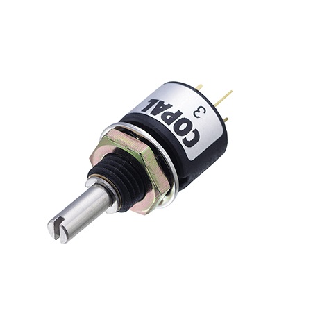 Nidec Components JC10 10 kΩ Rotary Potentiometer 1-Turns 1-Gang, JC10-000-103N