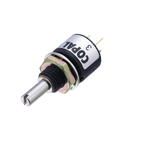 Nidec Components JC10 10 kΩ Rotary Potentiometer 1-Turns 1-Gang, JC10-000-502N