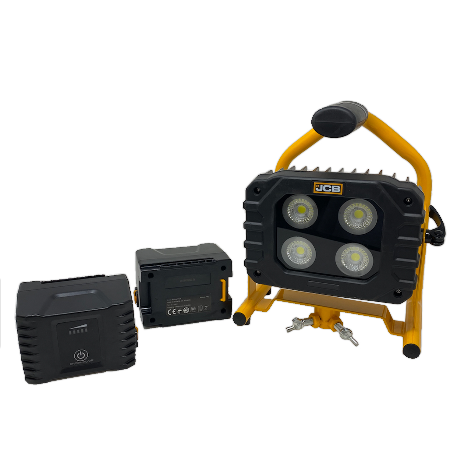 jcb-plt40-222v JCB Rechargeable LED Industrial Site Light Work Light, 4000 lm, 100V, 240 V, IP65