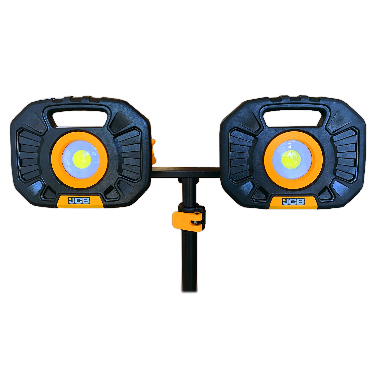 jcb-rs-tuffdualkit JCB Rechargeable LED Floodlight Work Light, 2500 lm, 3-Pin (Global), Type C - EU Plug, 110V, 240 V, IP65