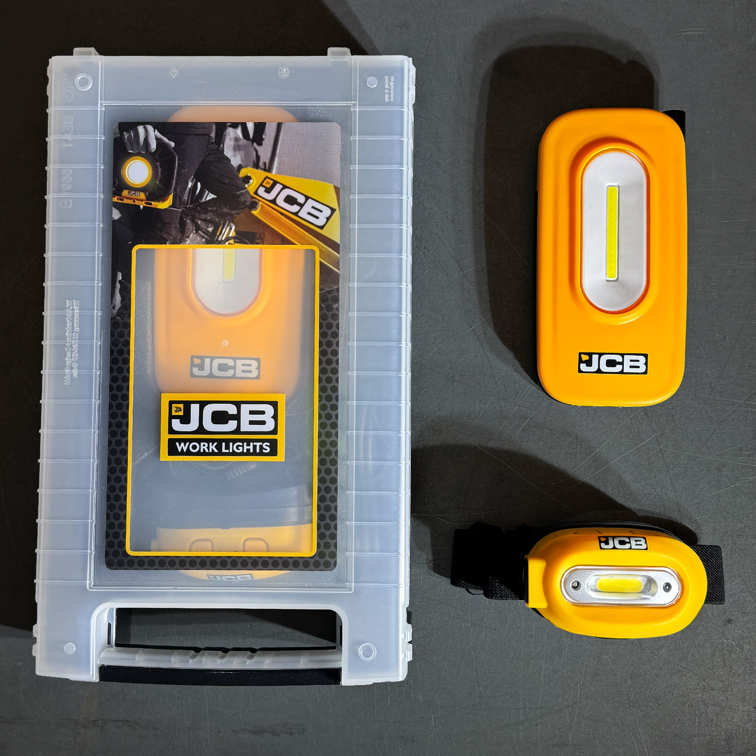 jcb-rs-xtra260-flex-kit JCB Rechargeable LED Lighting Kit Work Light, 300 lm, USB Type C Plug, 3.7V, IP44, IP65