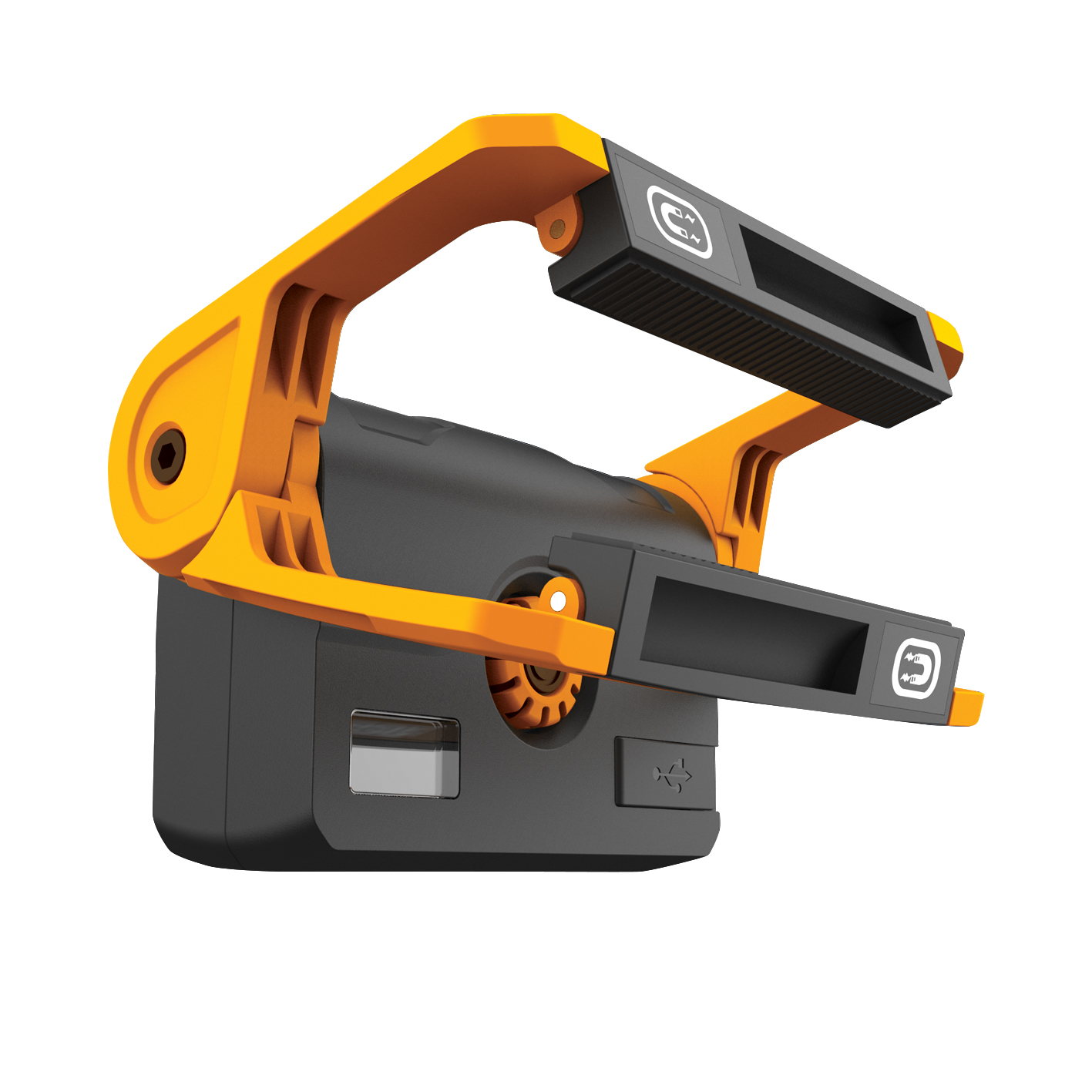 jcb-wl-clamp JCB Rechargeable LED Floodlight Work Light, 1500 lm, USB Type C Plug, IP65