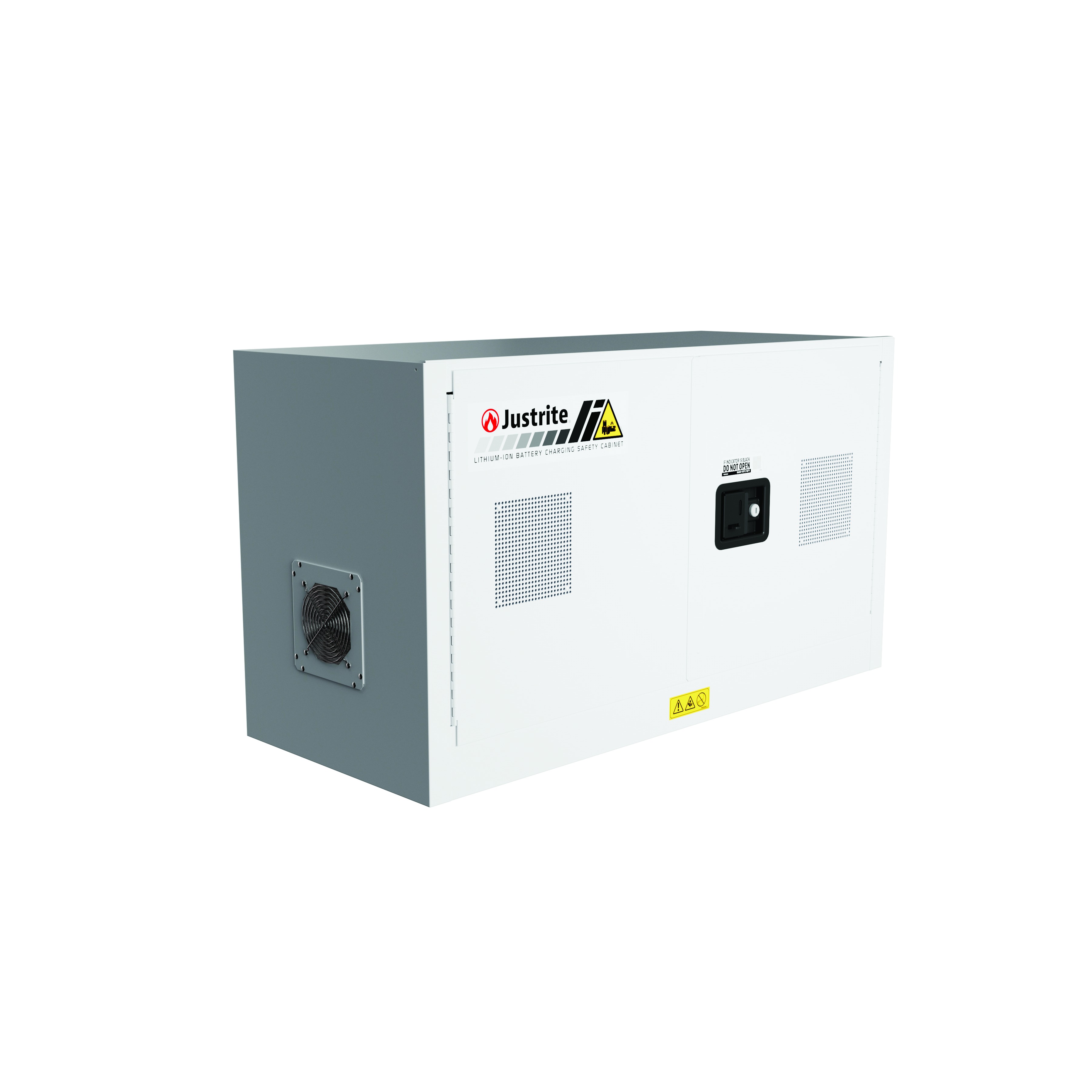 Justrite White Steel Cabinet, 109.2 cm x 45.7cm x 61 cm