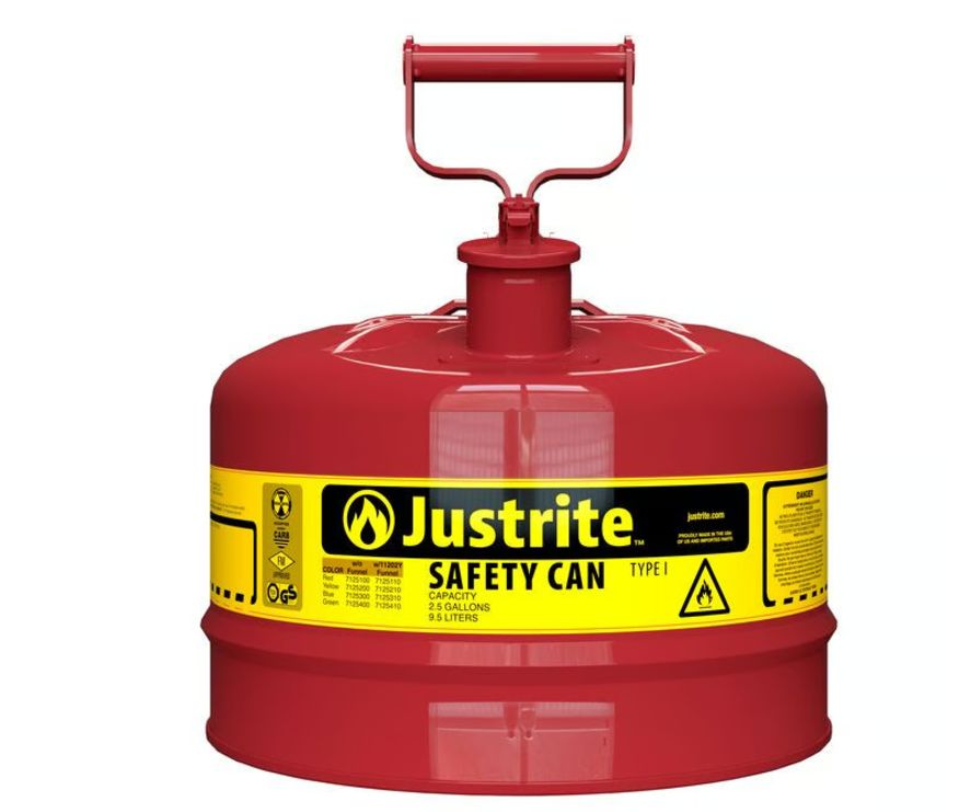 Justrite Steel, 2.5gal