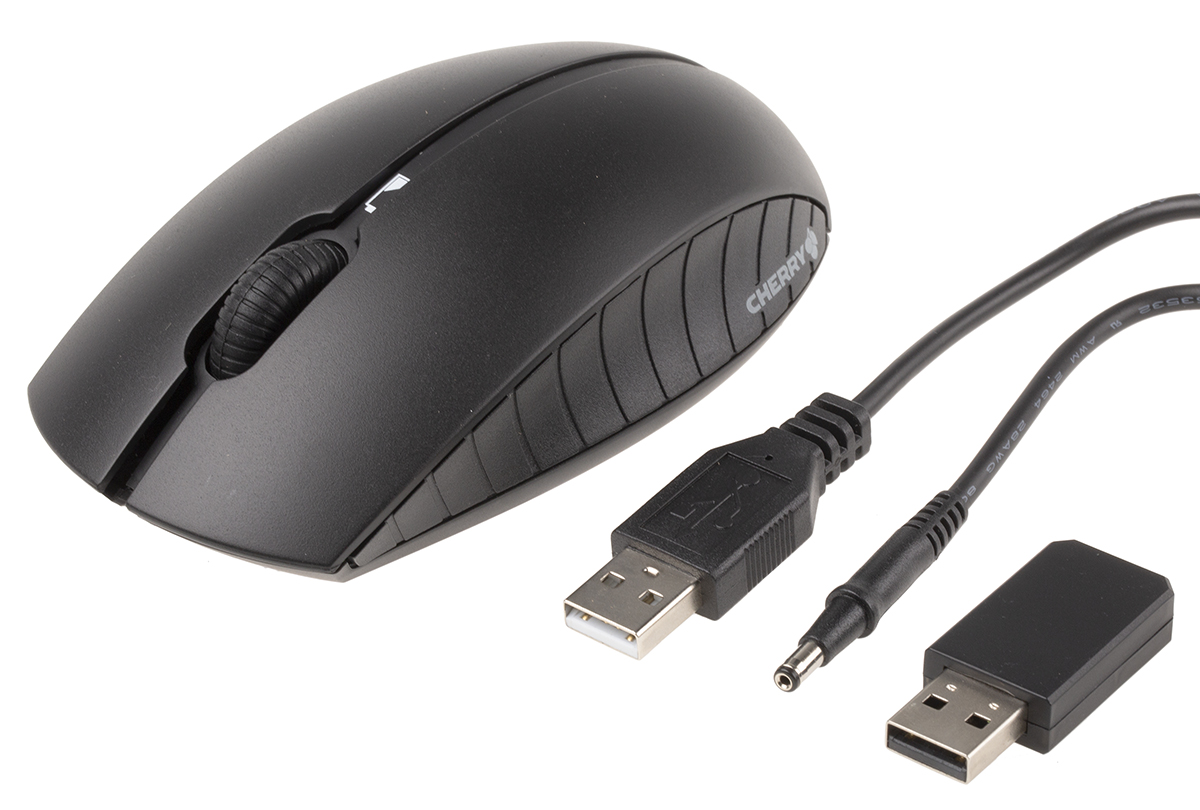 jd-0410gb-2 Cherry B.Unlimited 3.0 Wireless Standard Keyboard & Mouse Set, QWERTY (UK), Black