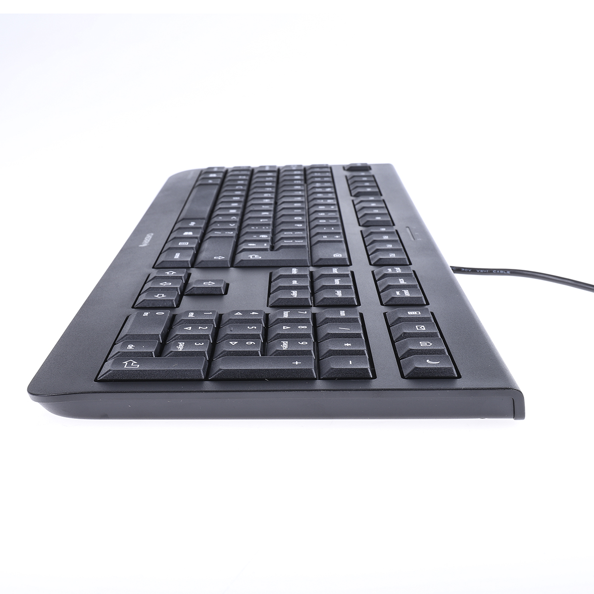jd-0800gb-2 Cherry DC 2000 Wired Standard Keyboard & Mouse Set, QWERTY (UK), Black