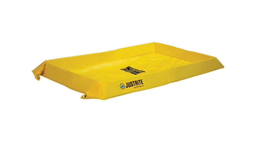 Justrite Spill Control Equipment Spill Berm Polyvinyl Chloride Coated Fabric 76 L for Spill Control