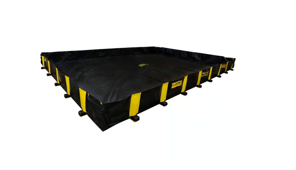 Justrite Spill Control Equipment Flexible Spill Containment Polyvinyl Chloride Coated Fabric 16978 L for Spill Control