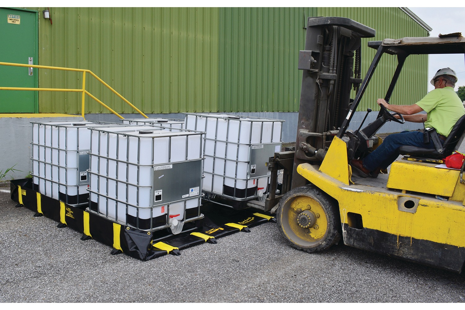 jen28512bl Justrite Spill Control Spill Containment for Drums Polyvinyl Chloride 662 L for Chemical