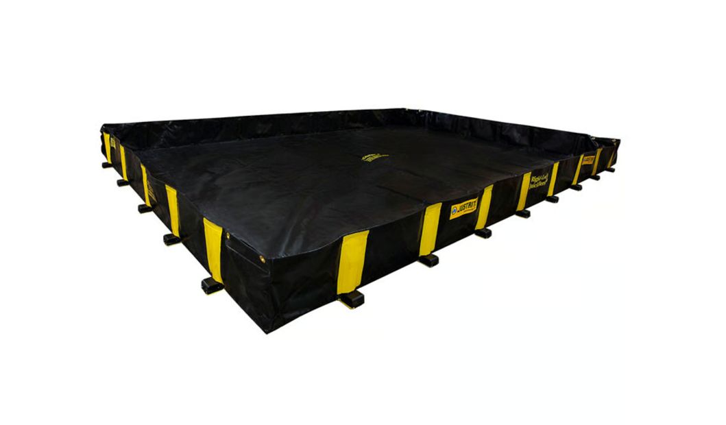 Justrite Polyvinyl Chloride Coated Fabric Spill Berm for Spill Control 1795 gal