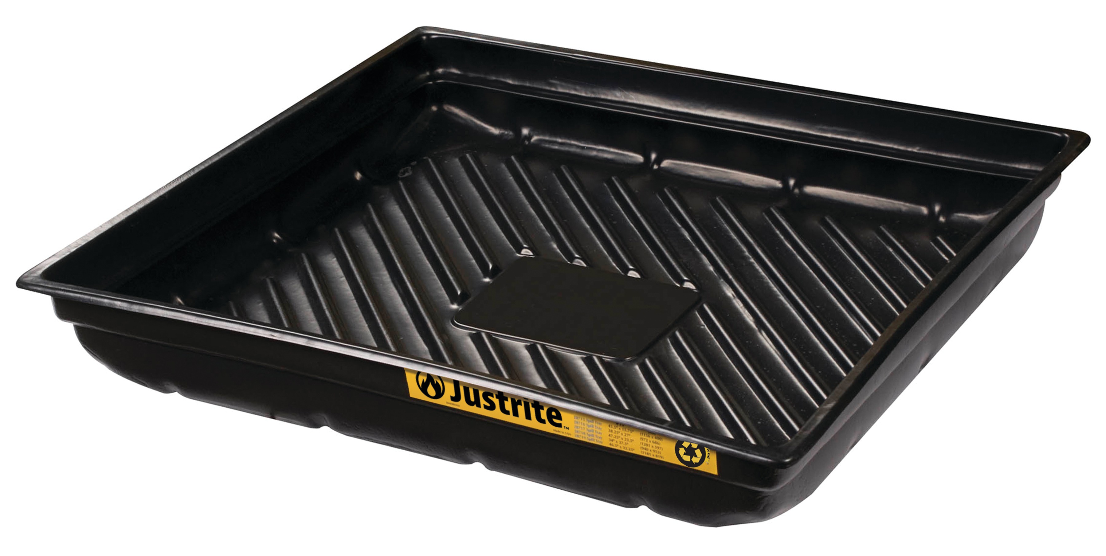 Justrite Spill Control Equipment Spill Tray Polyethylene 87 L for Spill Control