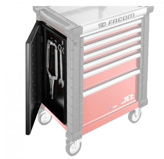 Facom 6 Drawer Wheeled Tool Cabinet, Steel