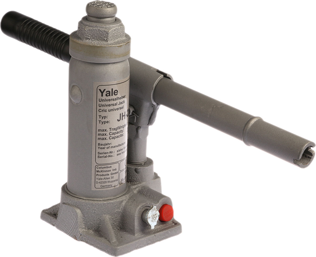 YALE Bottle Jack, 181 mm - 346 mm 2 t Load Capacity