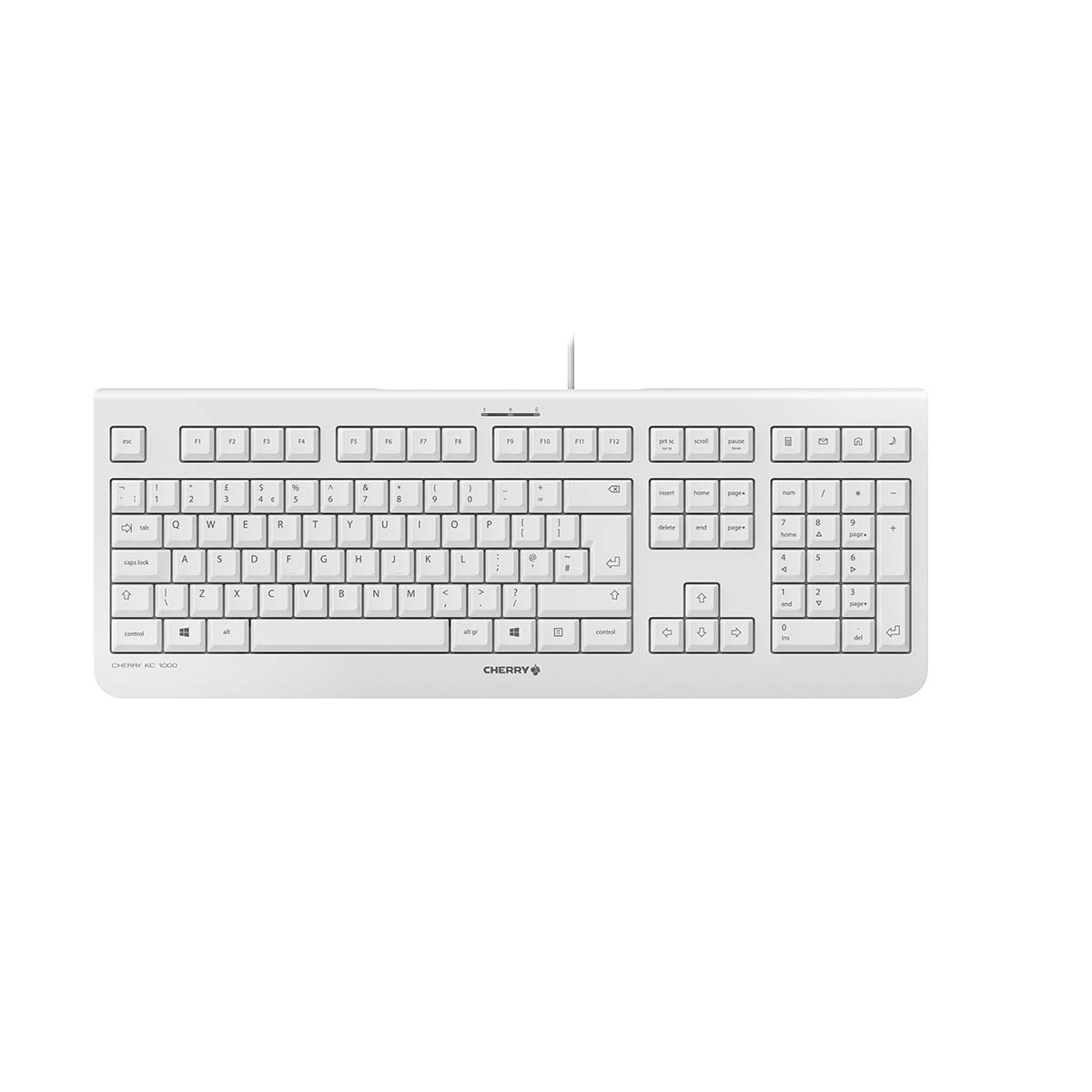 Cherry JK-0800EU-0 Wired USB Standard Keyboard, QWERTY, Grey