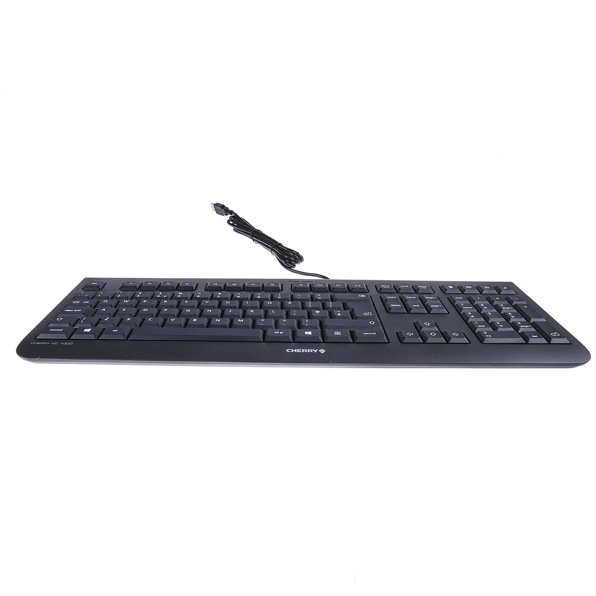 jk-0800gb-2 Cherry Wired USB Standard Keyboard, QWERTY (UK), Black