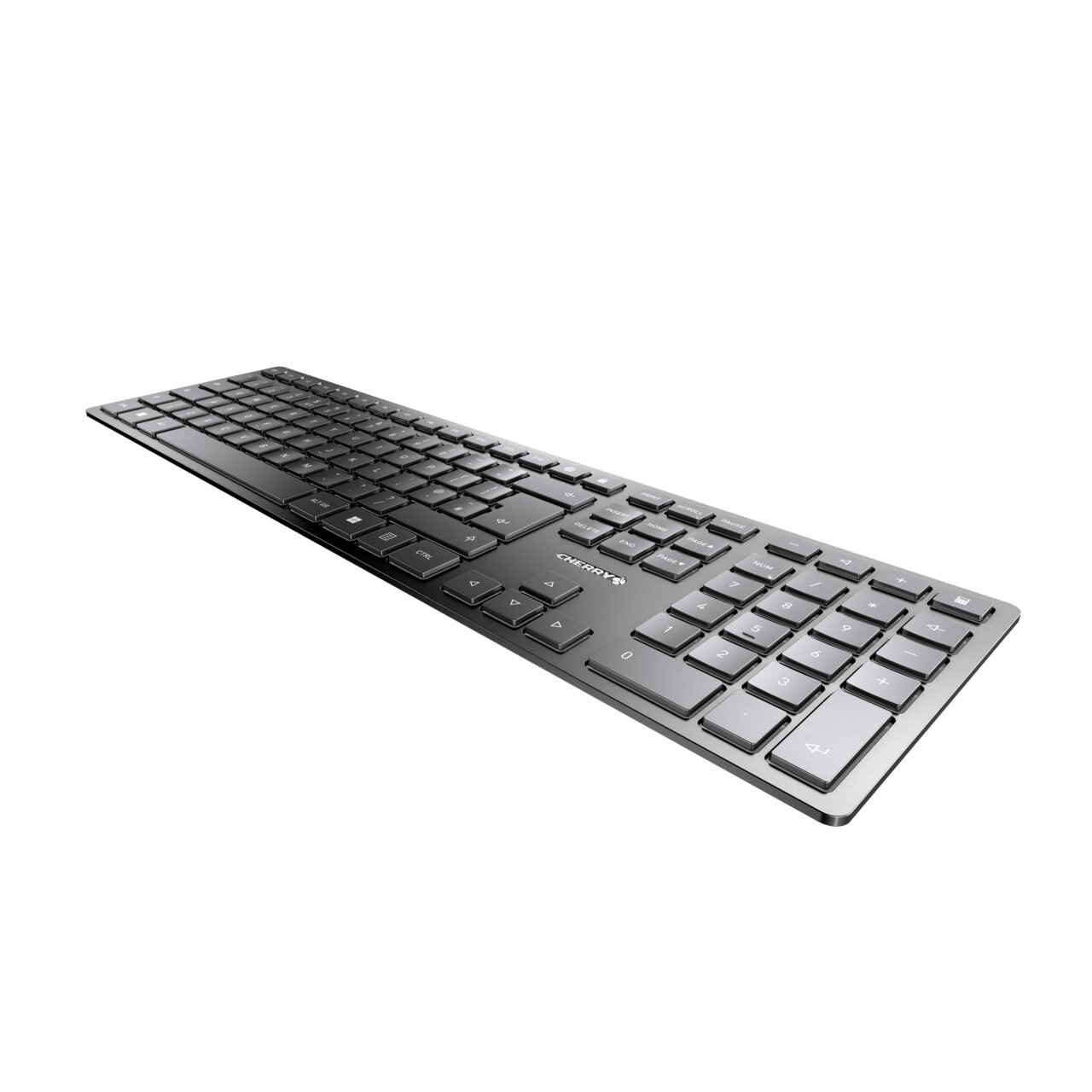jk-9100gb-2 Cherry CHERRY KW 9100 SLIM Wireless USB, Wireless Standard Keyboard, QWERTY, Black