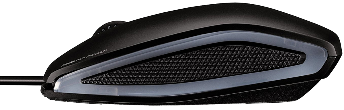 jm-0300-2 Cherry GENTIX 3 Button Wired Symmetrical Optical Mouse Black