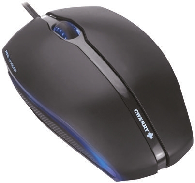 Cherry Gentix 3 Button Wired Standard Optical Mouse Black