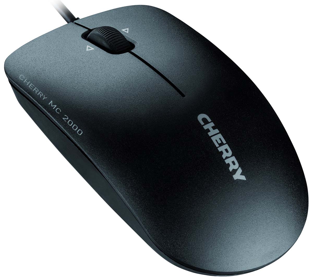 jm-0600-2 Cherry MC 2000 3 Button Wired Standard Optical Mouse Black